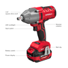 2400 IPM Max. Impact Rate 20V 600N.M Drive Brushless Variable Speed Impact Wrench