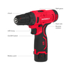 Stylish New Arrival Dual Speed Electric 30NM Impact Drill with Led Light