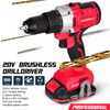Power Double Speed Drill Cordless And Brushless Dual Speed 20V Tools